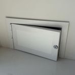 Erişim Paneli Duvar Alüminyum Erişim Paneli 30x50 35x85 60x60 60x70 65x80 70x75 Cm, Kabloları/Boruları Gizlemek Için Beyaz Duvar Deliği Kapak Plakası, Kilitlenebilir Erişim Kapağı Kapısı(WxH(30x85cm))