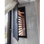 Erişim Paneli Metal Erişim Paneli Servis Noktası Kapağı, Klima Ünitesini/Dış Dolabı/Ofis Muayene Revizyon Kapısını Gizler, Toz Kaplamalı Alüminyum Tesisat Kontrol Kapağı(Black,550mmx1200mm)