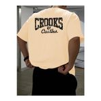 Eritqaa Unisex Oversize Tişört Crooks & Castles Yazılı