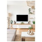 Eriza Home Bulut, Tv Sehpası, Natural Ve Ekru (ayaklı Veya Ayaksız Kullanım) Ceviz