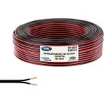 Erk 100 M Hoparlör Elektrik ve Ses Kablosu 2x0.50 Siyah Kırmızı - 2 x 0, 50 mm