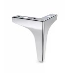 Erk Eren 13 Cm Krom Gümüş Metal Mobilya Köşe Ayağı Dayanıklı Modern Tasarım Koltuk Sehpa Mobilya