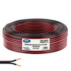 ERK Kablo 2x0.75 mm 100 m Siyah Hoparlör Kablosu