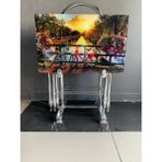 Erk Mobilya Camlı Çanta Sehpa, Sehpa, Zigon, 4lü Zigon, Çanta Sehpa, 4lü Sehpa - bisiklet