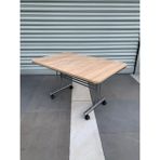 Erk Mobilya Tekerlekli Orta Sehpa, Tekerlekli Sehpa, Pratik Orta Sehpa, 70X110CM Masa, Tekerli Sehpa - SONOMA