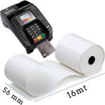 Erka Termal Yazarkasa Pos Rulosu 100 Adet 10 Paket 56X16