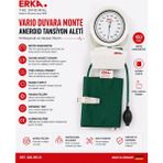 Erka Varıo Duvara Monte Aneroıd Tansiyon Aleti