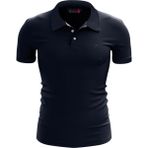 Erkek %100 Pamuk Polo T-Shirt RCPT108 - Lacivert - 3XL