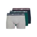 Erkek 3 Lü Ambalajlı Pamuklu Boxer 12270759 - Jack & Jones - Karışık - S