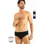 Erkek 3 Lü ECO Paket Cotton Slip Külot (Siyah/Gri/Lacivert) (Asorti/S)