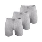 Erkek 3 lü Premium Collection Modal Uzun Boxer 3M250 (Gri, 3XL)