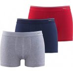 Erkek 3'lü Boxer - BLK9670 - Gri - Lacivert