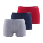 Erkek 3'lü Boxer - BLK9670 - M - Gri - Lacivert