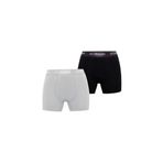 Erkek 3'Lü Boxer SİYAH SİYAH-GRİ
