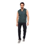 Erkek 3lü Kapüşonlu Kısa Kol Atletli Pantolon Takım Pamuklu Günlük Casual Set
