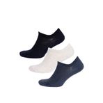 Erkek 3'lü Pamuklu Sneaker Çorap