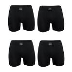 Erkek 4 lü Premium Collection Modal Uzun Boxer 4M250 (Siyah, XL)