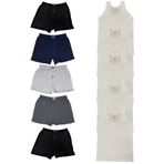 Erkek 5 Adet Boxer 5 Adet Atlet -10lu Paket