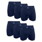 Erkek 6 lı Premium Collection Modal Uzun Boxer 6M250 (Lacivert, M)