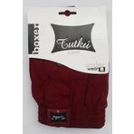 Erkek 6'lı Paket Penye Düğmeli Boxer