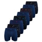 Erkek 8 li Premium Collection Modal Uzun Boxer 8M250 (Desenli, 2XL)