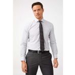 ERKEK A.GRİ SLIM FIT / DAR KALIP EASY IRON ( KOLAY ÜTÜ ) BASIC GÖMLEK