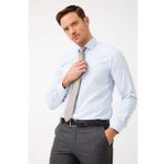 ERKEK A.MAVİ SLIM FIT / DAR KALIP EASY IRON ( KOLAY ÜTÜ ) BASIC GÖMLEK