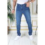 Erkek Açık Mavi Renk Regular Fit Rahat Kesim Esnek Likralı Denim Jeans Şık Kot Pantolon - 34