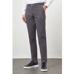 Erkek Antrasit Pamuk Yan Cep Slim Fit Chino Pantolon