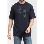 Erkek Armani Exchange Bisiklet Yaka T-Shirt - Lacivert | XL