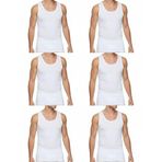 Erkek atlet,% 100 pamuk erkek atlet, ter emen premium fanila atlet, erkek iç giyim, (beyaz, XL)