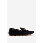 Erkek Bağcıklı Loafer Ayakkabı Gerçek Deri MC 7342 LACİVERT