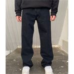 Erkek Baggy Butter Fly Jeans Salaş Kemer Arkası Lastikli Kot Pantolon