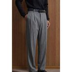 Erkek Baggy Fit Kumaş Pantolon Antrasit - XL