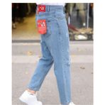 ERKEK BAGGY YIRTIKLI JEAN PANTOLON - 31 - Açık Mavi