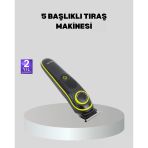 Erkek Bakım Seti – Kablosuz Şarjlı Tıraş Makinesi, Su Geçirmez Ve Sessiz Motorlu Mir63050341