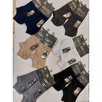 Erkek Bambu Naylonsuz Dikişsiz Kısa Patik Çorap 6'lı - 39 - 42 - Renkli