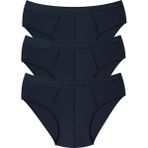 Erkek Bambu Slip Külot Düz Füme 3'lü Paket - 2XL