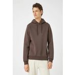 Erkek Basic Kapsonlu Sweat Uzun Kollu