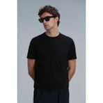 Erkek Basic T-Shirt, Erkek Sade TIŞÖRT/%100 Pamuk Regular - Siyah - XL