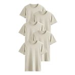 Erkek Basic Tişört –%100 Pamuk – Rahat Kesim – Günlük Kullanım için Uygun (Taş, XL)