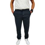 Erkek Battal Büyük Beden Bel Kemerli Kordonlu Lastikli 3 Cepli Duble Paça Pike Kumaş Spor Model Bol Rahat Kalıp Jogger Pantolon - Antrasit - 4XL/48