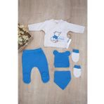 Erkek Bebek 5 Li Hastane Çıkışı Seti STL6122