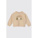 Erkek Bebek Baskılı Açık Yeşil Sweatshirt 4 Yaş (104 cm)