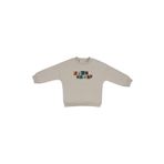Erkek Bebek Baskılı Bej Sweatshirt 6-12 Ay (68-74 cm)