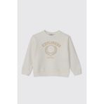 Erkek Bebek Baskılı Ekru Sweatshirt 5 Yaş (110 cm)