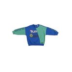 Erkek Bebek Baskılı Mavi Sweatshirt 6-12 Ay (68-74 cm)