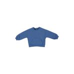 Erkek Bebek Bisiklet Yaka Cep Detaylı Mavi Sweatshirt 6-12 Ay (68-74 cm)