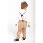 Erkek Bebek & Çocuk Takım Elbise Papyonlu ve Salopet Takım 4 Parça - 8 Yaş