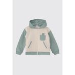 Erkek Bebek Dinozor Baskılı Yeşil Sweatshirt 0-6 Ay (56-62 cm)
